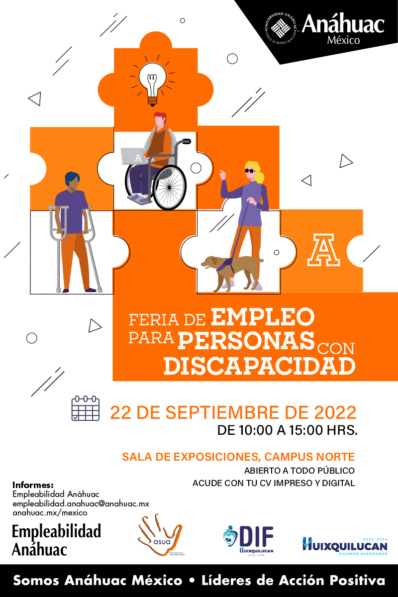 Participa en la 4ª Feria del Empleo para Personas con Discapacidad